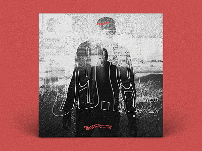 09.19 album art collage design distorted grunge mix mixtape music photography playlist texture typography warped