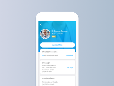 Medical App Profile app health ios medic