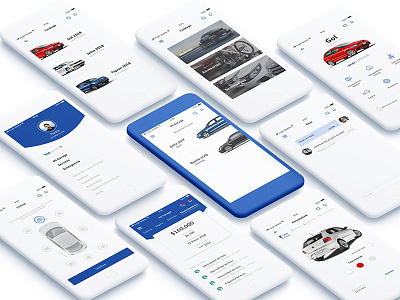 Car App Concept app car ios iphone