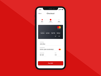 Daily UI Challenge #002 Credit Card Checkout card checkout credit ios mobile pay virgin