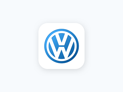 Daily UI Challenge #005 App Icon app app icon daily ui icon ios volkswagen vw