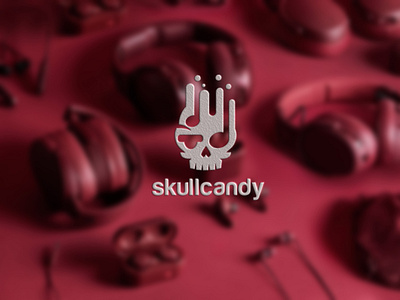 Skullcandy Logo Concept branding design dribbleartist headphones icon logo music music app skullcandy typography ui ui interface uidesign vector