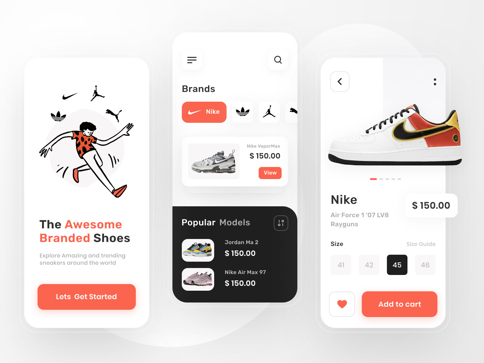 Shoes App by Sarthak Tiwari on Dribbble