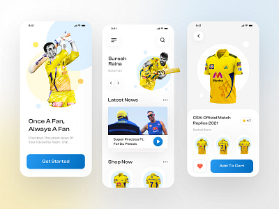 CSK App Design Concept