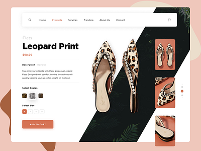 E-commerce Page clean design ecommerce fashion flat product shoes ui ux web webdesign