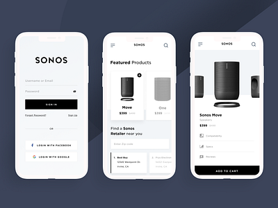 Sonos Ecommerce Concept