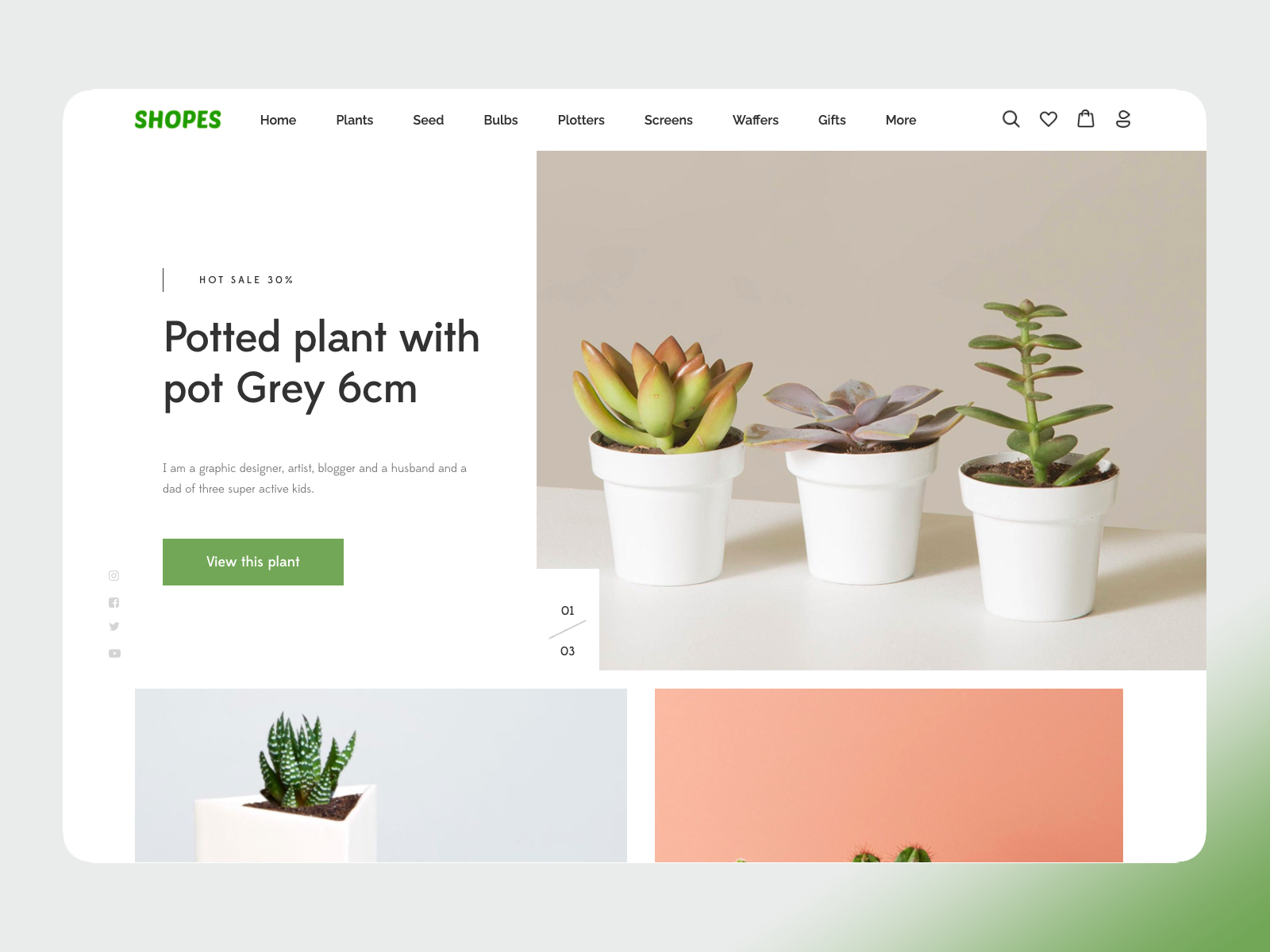 Plants Themes by Amptus Designs on Dribbble