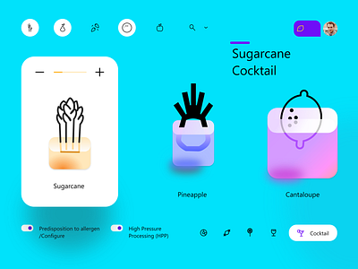 Sugarcane Cokctail 3d