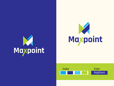 maxpoint logo design creative logo logo logodesign marketing agency max logo