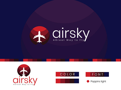 airsky logo agency logo airsky company branding company logo logo logodesign logos