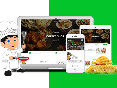 Bhojon - Best Restaurant Management Software account management cafe restaurant websit mobile app ios new trend clean website restaurant website restaurant website template waiter apps waiter management web design web landing page