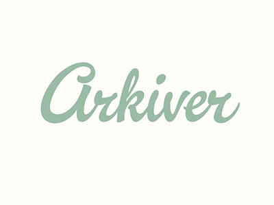 Arkiver identity logo logotype mark typography