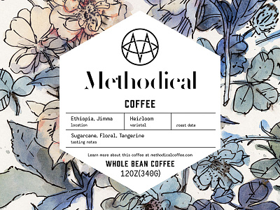 Methodical Coffee branding coffee identity label package packaging