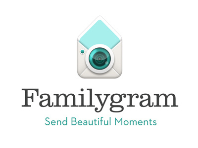 Familygram v2 branding clarendon green identity logo neutraface type typography