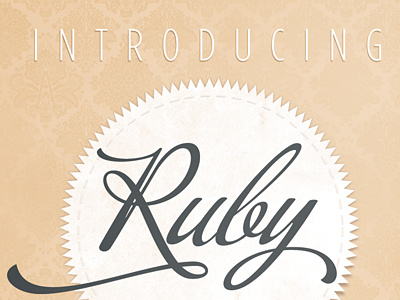 Ruby design script typography