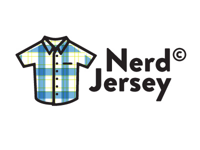 Nerd Jersey branding brandon grotesque icon logo logotype shirt