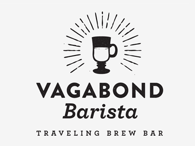 Vagabond Barista archer branding brandon grotesque coffee logo