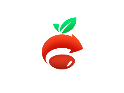 Idea berry branding fruit icon identity logo