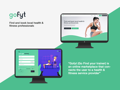 Gofyt - fitness trainer portal design node.js reactjs sketch stripe uiux design