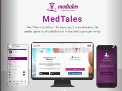 medtales - Social app (Live video & chat features) app design app developer app development chat app community feeds health app healthcare healthcare app instagram live chat live video media photos simple social app social media outet stakeholder story videos