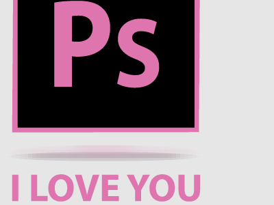 PS I LOVE YOU love photoshop valentines day
