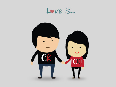 Love Is... chinikini happiness joy love is team