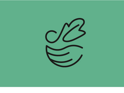 line salad logo design lineart logo