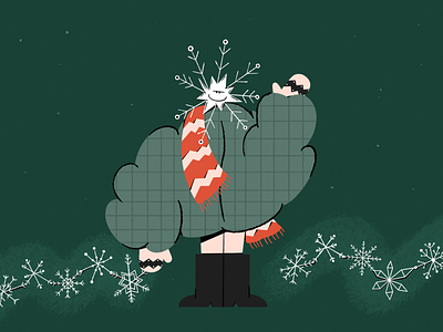 Mr Snowflake character characterdesign christmas clean contemporary design art flat illustration flatdesign graphic style happiness holidays illustration inspiration minimal minimalistic modern art snowflake visual graphics web design art web illustration