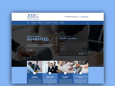 pspc accounting website adobe xd adobexd management company ui uidesign uiux webdesign website website layout