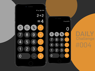 Daily UI Challenge #004 adobexd beautiful design calculator clean daily 004 daily ul iphone calculator ui design uidesign ux uxdesign uxui xd design