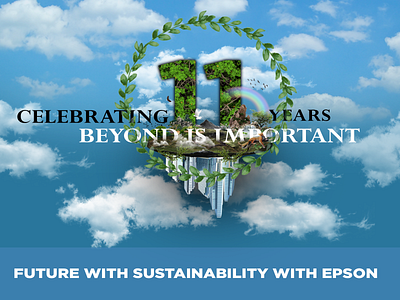 11 years with Epson graphic design poster print