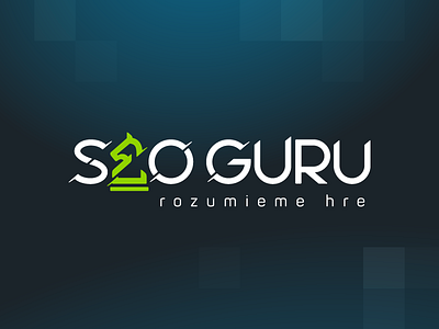 SEO Guru - we understand the game brand chess horse identity logo logo design mark minimal seo