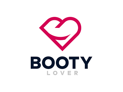 Booty lover ? ass booty buttocks mark minimal sign