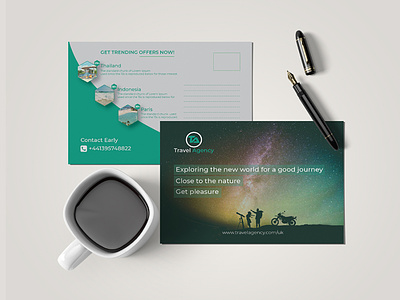 Postcard Design | Traveling Postcard | Business Postcard | EDDM