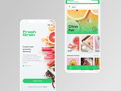 FreshGrain Groceries App
