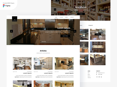 Web App - Kitchen Gallery app figma figma design figmadesign ui ui design ui ux ui web design ui website uidesign uiux web web design website design