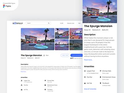 Web App - Booking hotel booking app figma figma design figmadesign hotel booking hotel booking app responsive design responsive web design responsive website ui design ui ux ui ux design uidesign web ui design webdesign