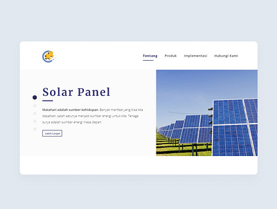 Solar Panel design ui web