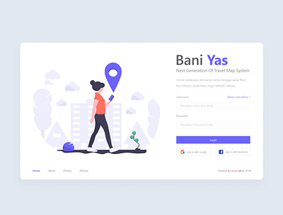 Bani Yas design illustration ui web