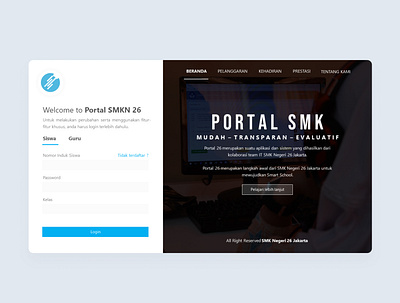 Portal SMK app design ui web