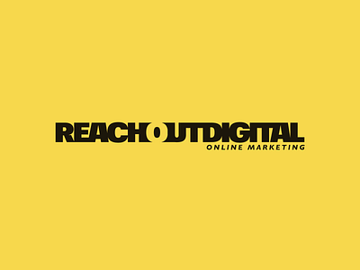Reach Out Digital Marketing Logo branding design digital marketing agency logo identity design logo logo design reach out digital design