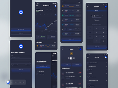 Coinbase App Unofficial Redesign