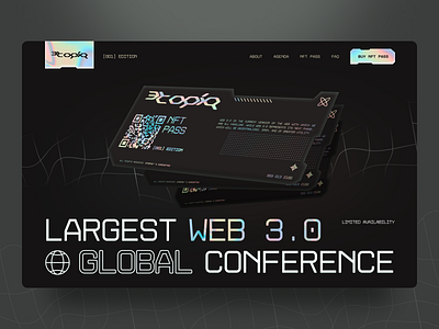 3topia NFT Conference Web3 Landing Page