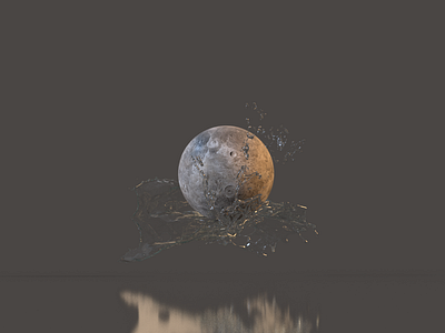 Moon conceptual design visual design web