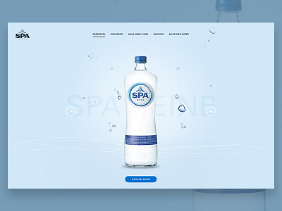 Style exploration - Spa Reine clean design digital interface layout minimal online ui ux web website