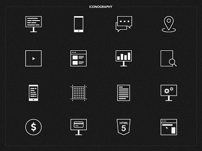 Involve Digital - Iconography clean design digital iconography icons illustration minimal