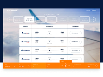 Aeromexico's Club Premier - Frequent Flyer Program by Axel Eerbeek on  Dribbble