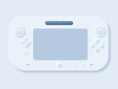 Neumorphism Nintendo-wiiu @daily ui activities dating design illustration ltd. neumorphism nintendo co. sketch typography vector wiiu