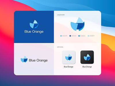 Blue Orange Logo Exploration