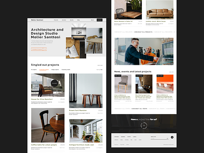 Architecture and design studio website